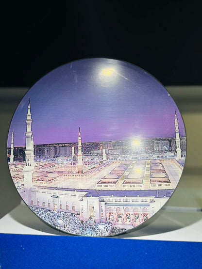 Premium LED Clock with Scenic Printed Display – Modern Digital Desk Clock