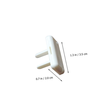 Baby Proofing Electrical Socket Plug Covers (2-Pin & 3-Pin) – Anti-Electric Shock Safety Outlet Caps with Concealed Pull Handle