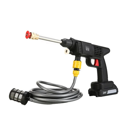 High-pressure Rechargeable Wireless Car Washer | Multi Nozzle Imported High Quality