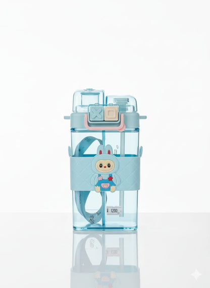 Kids Cartoon Double Compartment Plastic Cup | Tinimini®