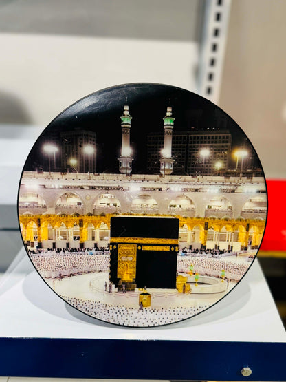 Premium LED Clock with Scenic Printed Display – Modern Digital Desk Clock