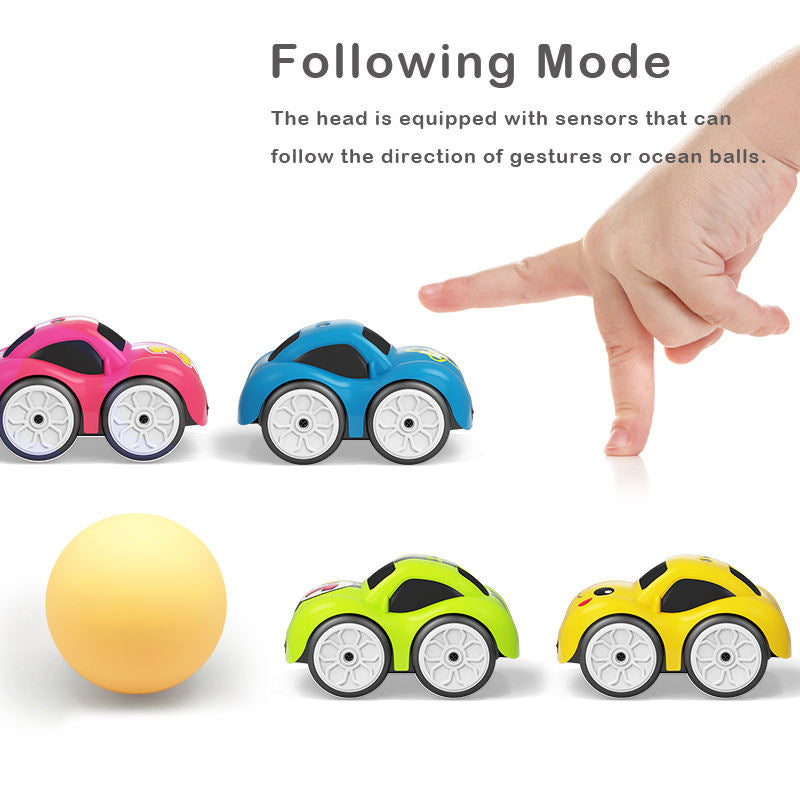 Mini 4-Channel High-Performance Remote Control Car Sensor Obstacle Avoidance Follow Me Feature Indoor-Outdoor Use Ready-to-Go