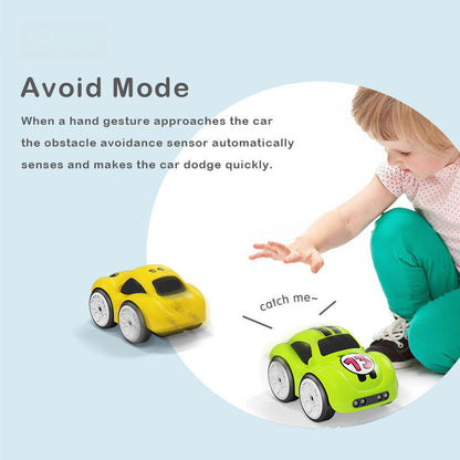 Mini 4-Channel High-Performance Remote Control Car Sensor Obstacle Avoidance Follow Me Feature Indoor-Outdoor Use Ready-to-Go