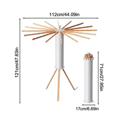 Standing Clothes Hanger Laundry Drying Rack Balcony Indoor Installation-free Foldable Drying Rods Octopus Hanging Clothes