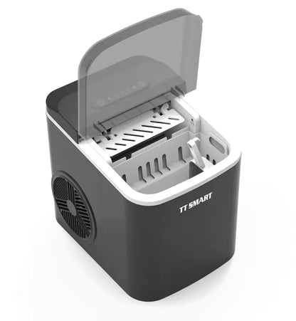 Ice Maker Small Milk Tea Shop Commercial Household Mini Dormitory Round Automatic Ice Cube Making Machine