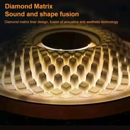 120W Transparent Glazed Four Generation Bluetooth Speaker RGB Colorful Atmosphere Light Wireless Subwoofer Computer Audio TWS TF