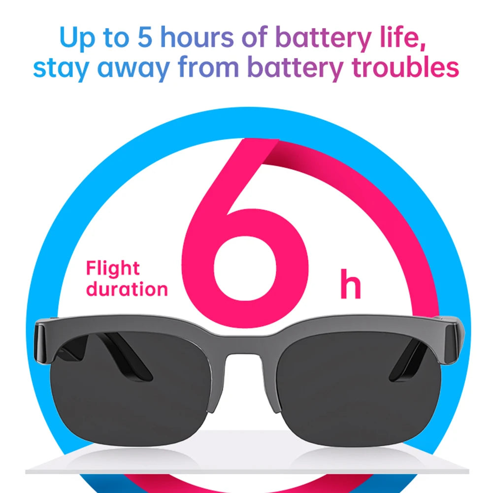 XG89 Smart Glasses AI Intelligent Translation Hands-Free Music & Calls Audio Glasses Anti-UV Bluetooth Glasses for Men and Women