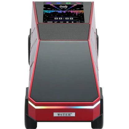 WS-580 Wireless Bluetooth Speaker in Car Shaped with Display Screen HIFI Stereo Surround Desktop Computer Boombox TF USB TWS