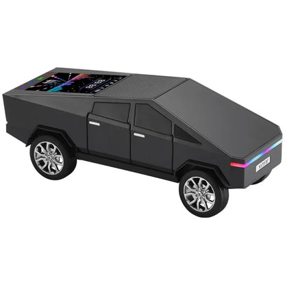 WS-580 Wireless Bluetooth Speaker in Car Shaped with Display Screen HIFI Stereo Surround Desktop Computer Boombox TF USB TWS