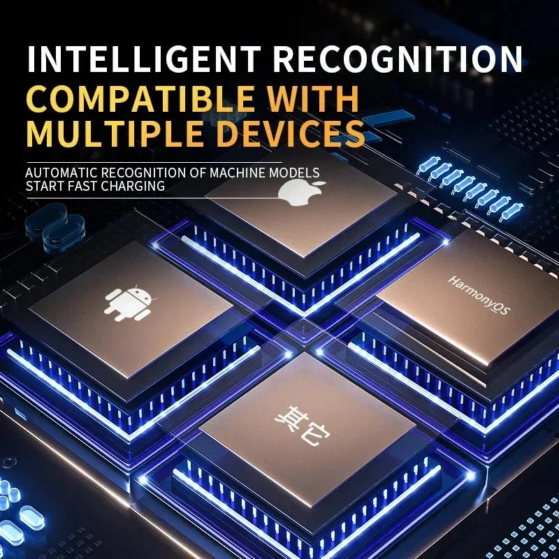 VIKEFON Car Phone Holder Wireless Charger Fast Charging Station For iPhone 15-12 X Xiaomi Samsung Magnetic Wireless Car Charger