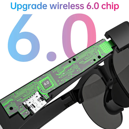 XG89 Smart Glasses AI Intelligent Translation Hands-Free Music & Calls Audio Glasses Anti-UV Bluetooth Glasses for Men and Women