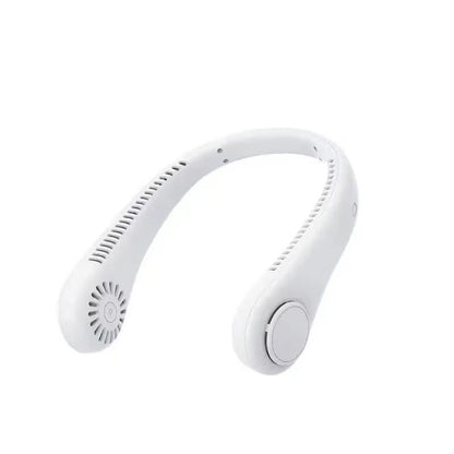 Portable Bladeless Neck Fan – USB Rechargeable Hands-Free Personal Neck Cooler