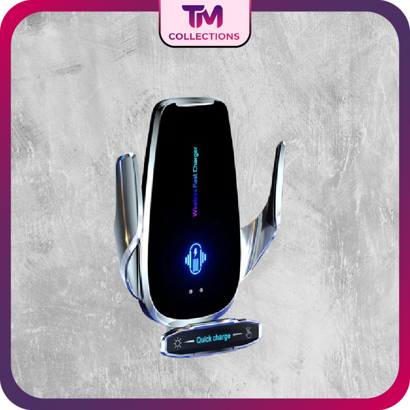 15W Wireless Car Phone Holder Fast Charging Magnetic Charger Mobile Phone Car Holder Stand for iPhone 15 14 13 12 Samsung Xiaomi