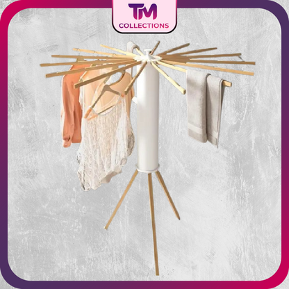 Standing Clothes Hanger Laundry Drying Rack Balcony Indoor Installation-free Foldable Drying Rods Octopus Hanging Clothes