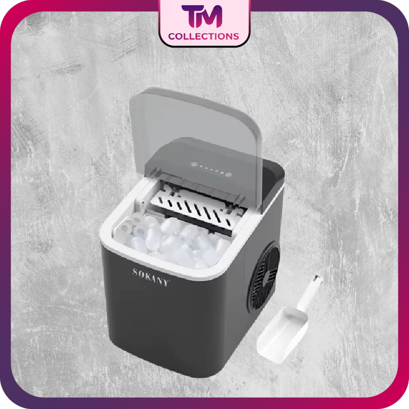 Ice Maker Small Milk Tea Shop Commercial Household Mini Dormitory Round Automatic Ice Cube Making Machine