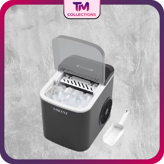 Ice Maker Small Milk Tea Shop Commercial Household Mini Dormitory Round Automatic Ice Cube Making Machine