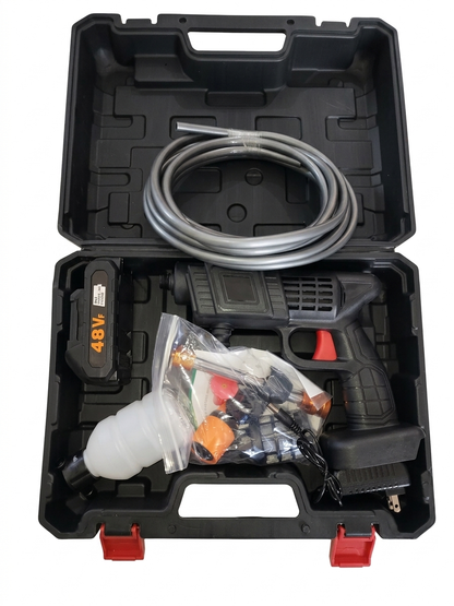 High-pressure Rechargeable Wireless Car Washer | Multi Nozzle Imported High Quality
