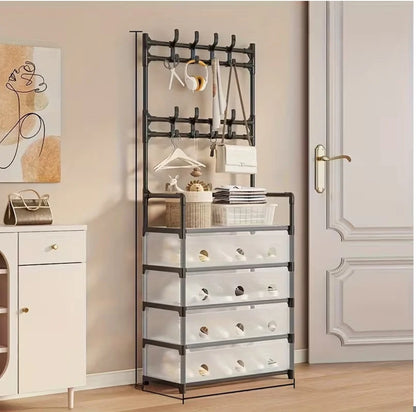 Multipurpose Portable Shoe Storage Organizer for Entryway & Bedroom
