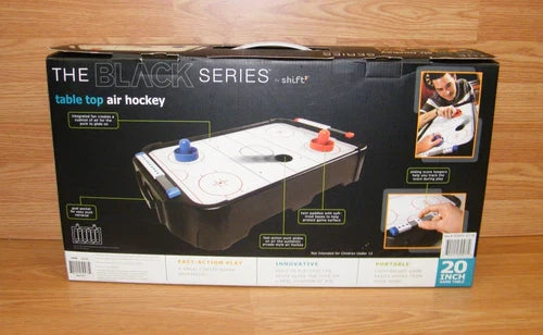 The Black Series By Shift 20" (inch) Table Top Air Hockey Game With Box **READ**