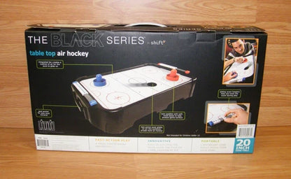 The Black Series By Shift 20" (inch) Table Top Air Hockey Game With Box **READ**