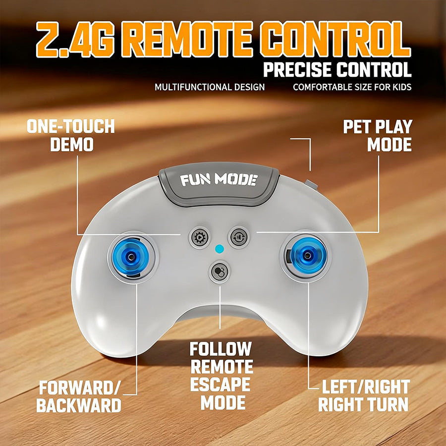 Bardike Smart RC Car 4WD High Speed Drift Car with Auto-Follow Mode 2.4GHz Rechargeable 30M Range Indoor/Outdoor Ready-to-Go