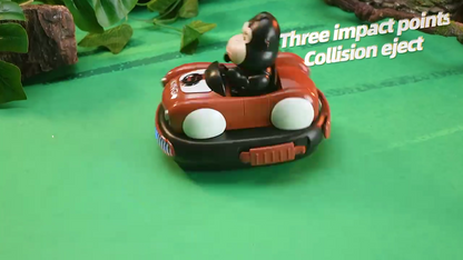 DWI DOWELLIN Remote Control Bumper Car 2-Piece Set, 2 Player PK Game Battle Racing Car with Music & Lights for Kids Gifts