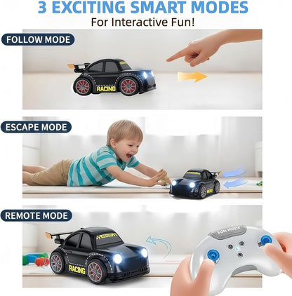 Bardike Smart RC Car 4WD High Speed Drift Car with Auto-Follow Mode 2.4GHz Rechargeable 30M Range Indoor/Outdoor Ready-to-Go